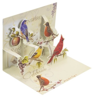 Songbirds, Pop Up Cards, Box of 8