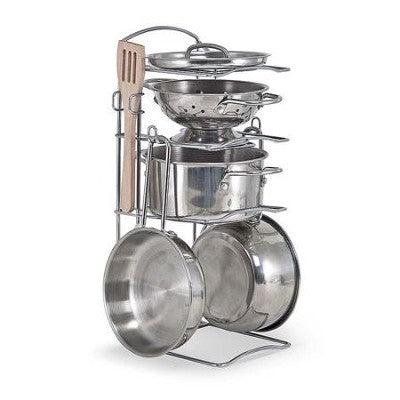 Stainless Steel Pots & Pans Playset