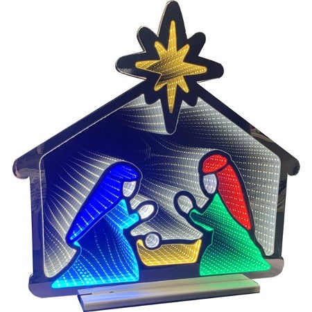 LED Nativity Color Infinity Light