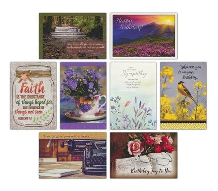 All Occasion Assortment, Box of 24 Cards (NIV, KJV)